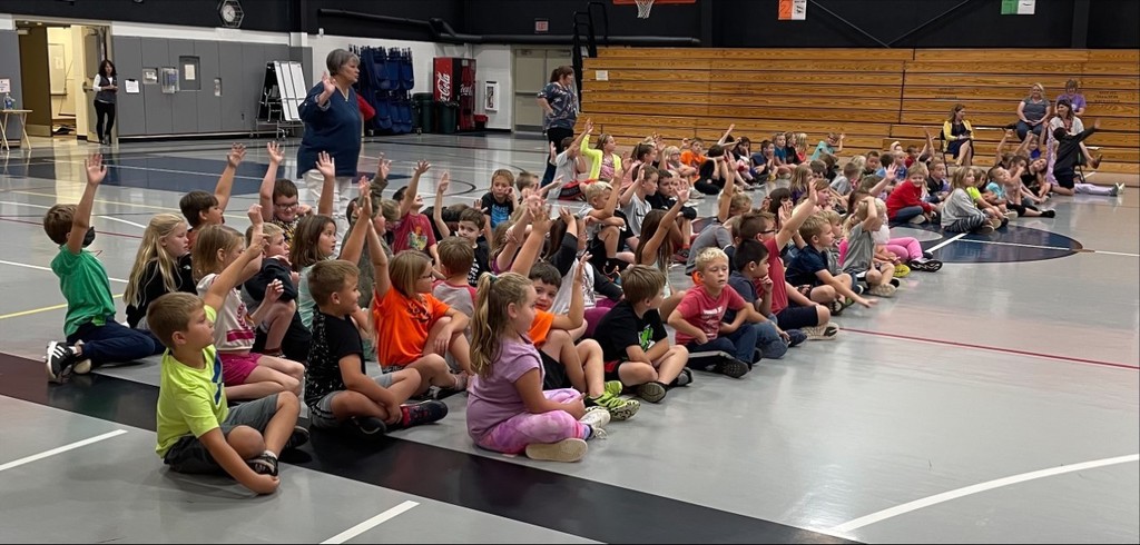 Worthing Elementary students learning how to show good character.